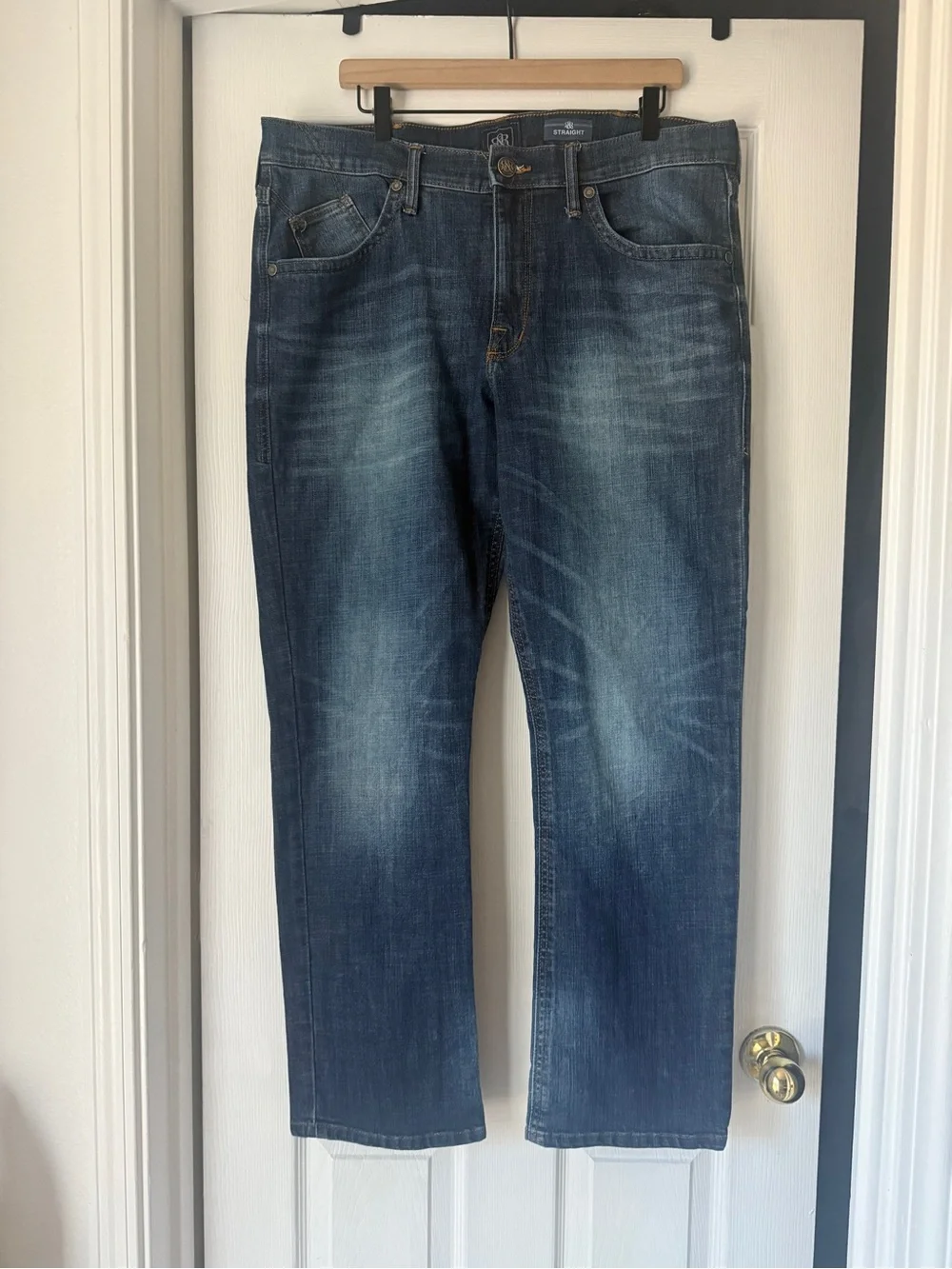Rock & Republic Classic Men's Blue Denim Jeans size 38x32